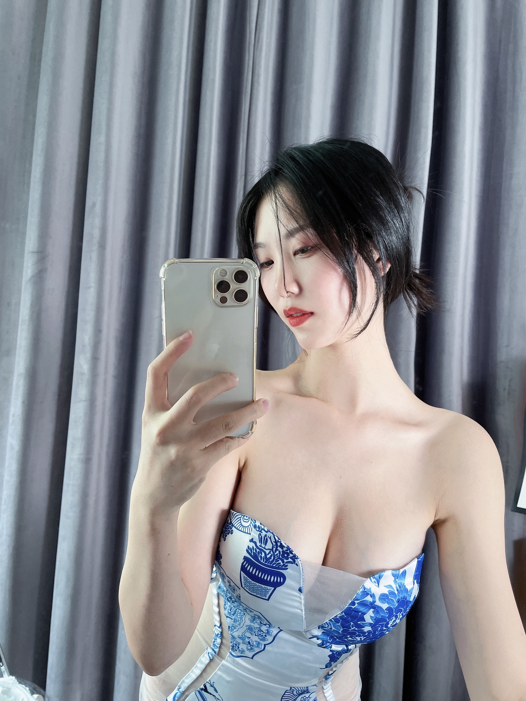 图片[1]-抖娘-利世 – NO.151 青花瓷旗袍 [16P]-XikXak